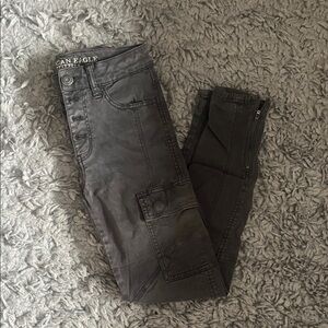 American Eagle Outfitters Women's Dark Gray Cargos